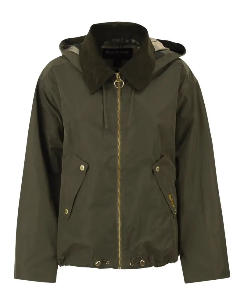 Barbour Weaver hooded jacket - Grün Grün
