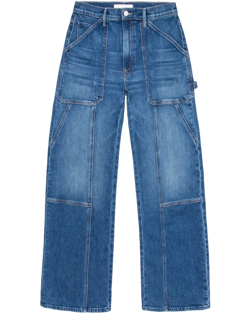 Mother The Lasso Utility Sneak Jeans - Blau Blau