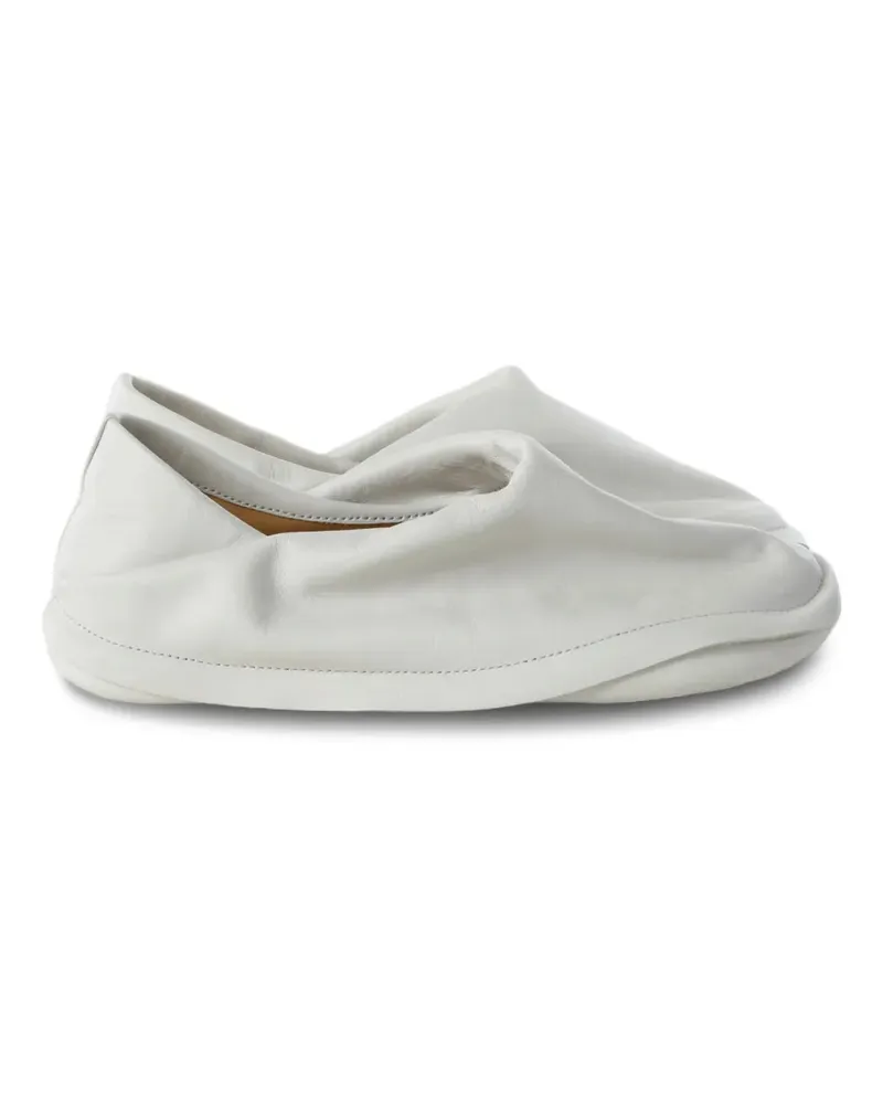 Camper x ISSEY MIYAKE ruched leather sneakers - Weiß Weiß