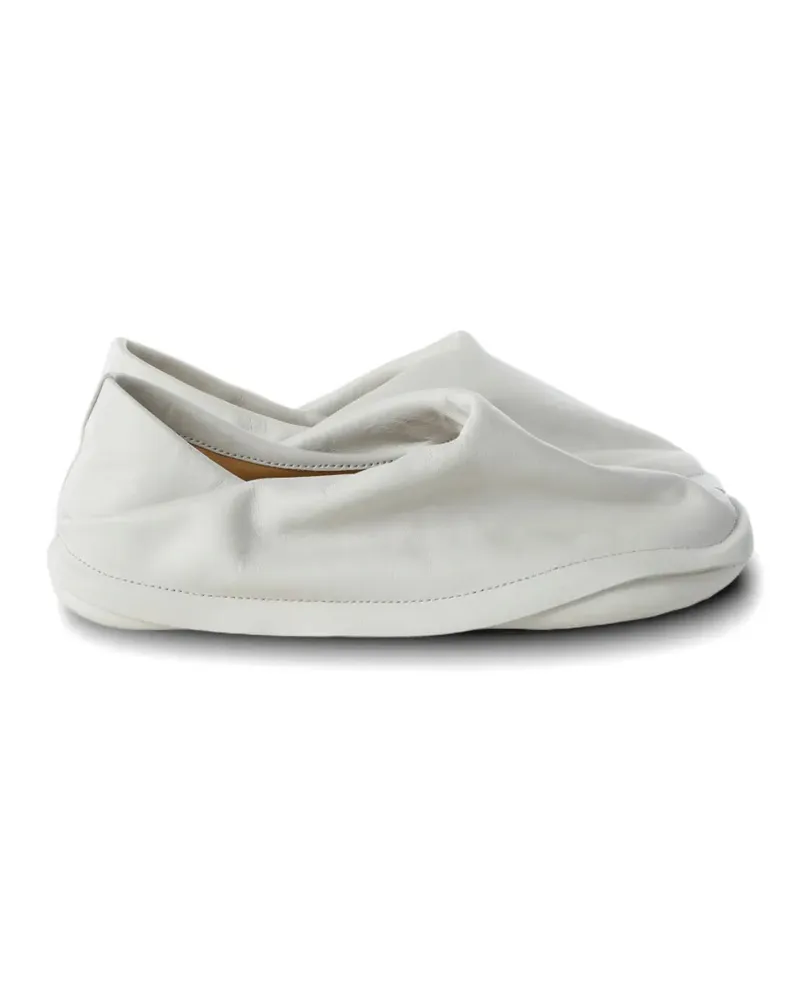 Camper x ISSEY MIYAKE ruched leather sneakers - Weiß Weiß