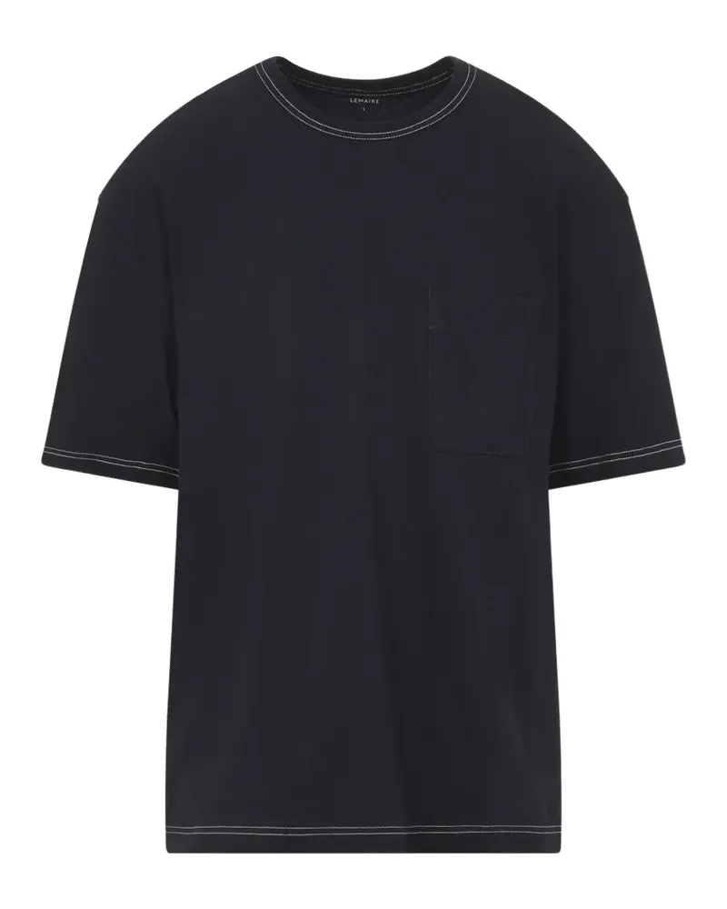 Christophe Lemaire chest-pocket T-shirt - Schwarz Schwarz