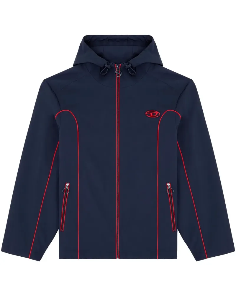 Diesel J-Hives Kapuzenjacke - Blau Blau