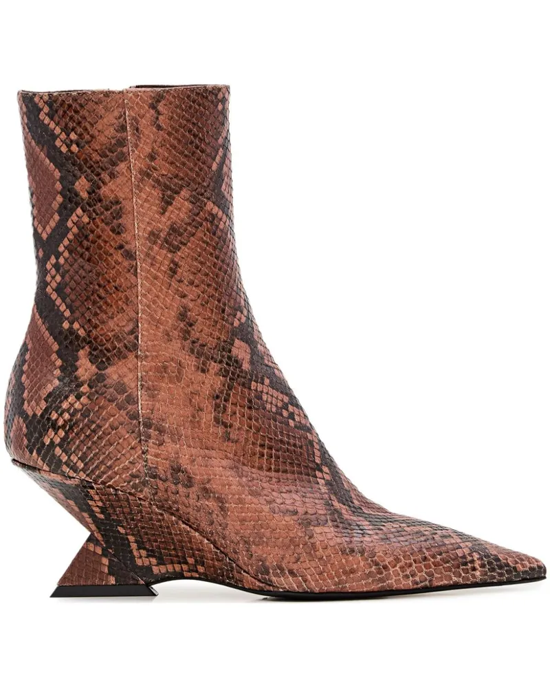 ATTICO Cheope Stiefel 60mm - Braun Braun