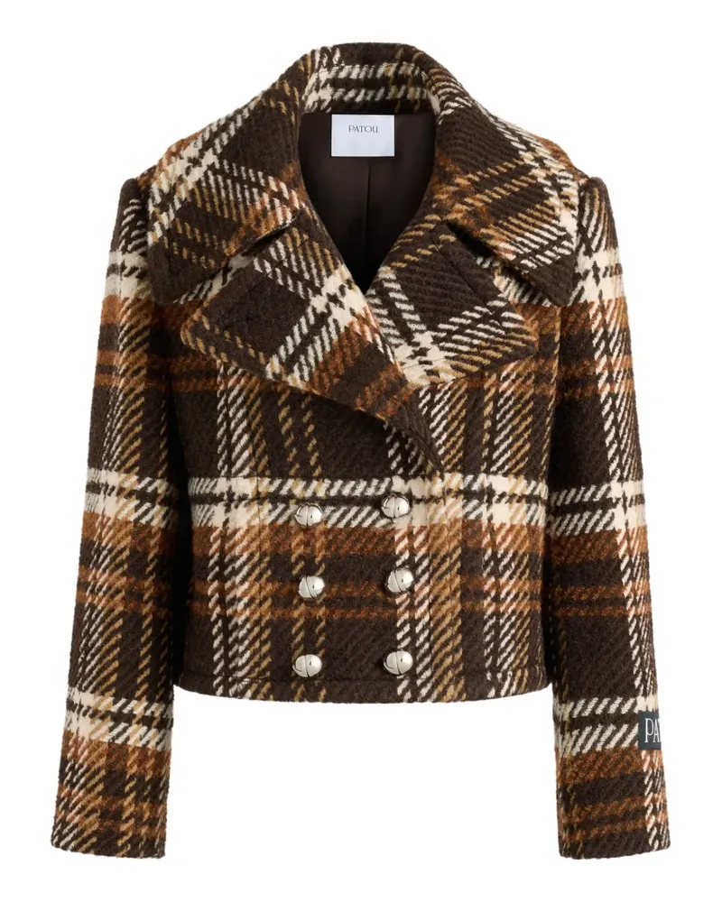 Patou Doppelreihiger Blazer - Braun Braun
