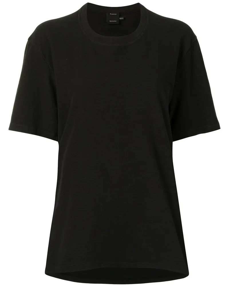 Proenza Schouler T-Shirt aus Jersey - Schwarz Schwarz