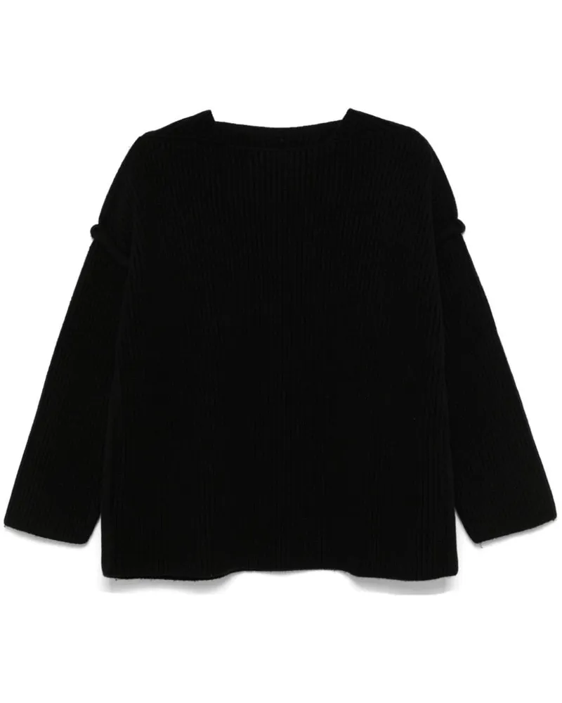 Jil Sander Pullover mit paspelierten Nähten - Schwarz Schwarz