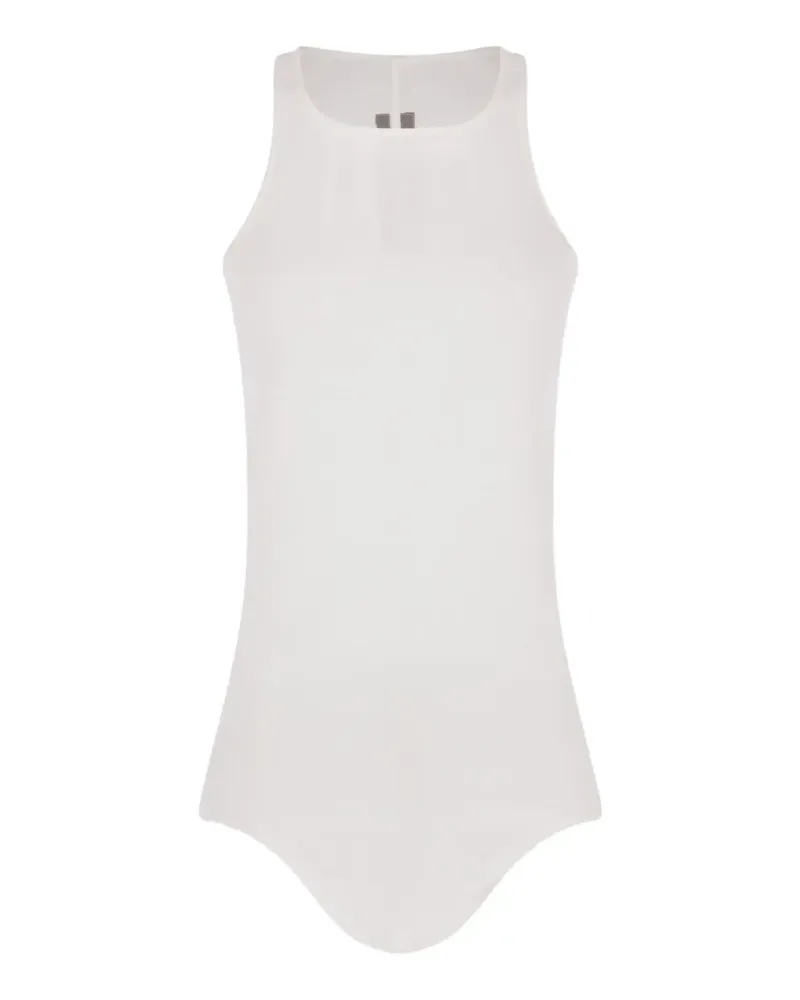 Rick Owens Asymmetrisches Trägershirt - Weiß Weiß