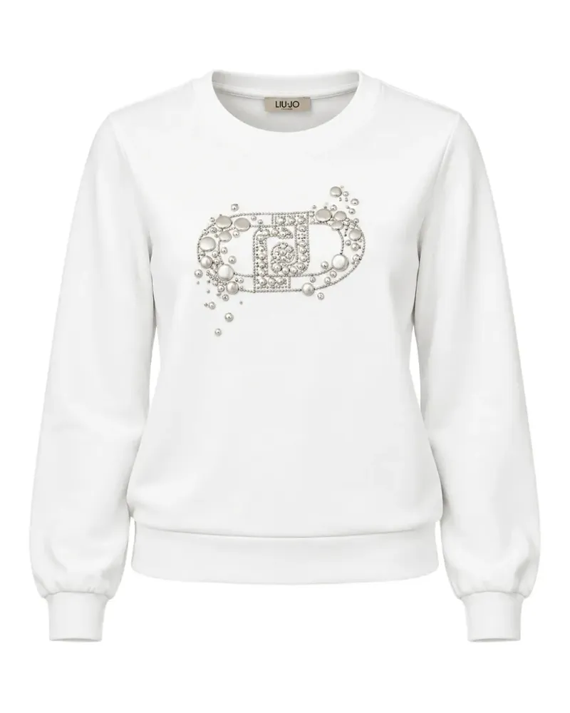 Liu Jo Sweatshirt mit Logo-Verzierung - Weiß Weiß