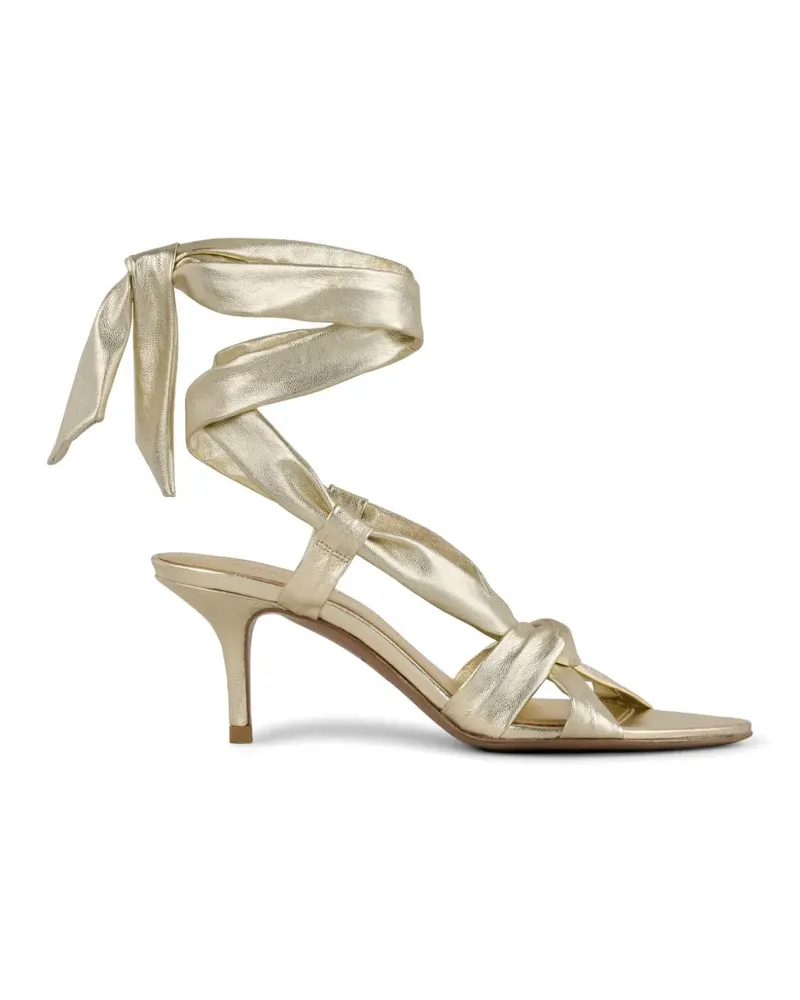ba&sh Covilla tie-detail sandals - Gold Gold