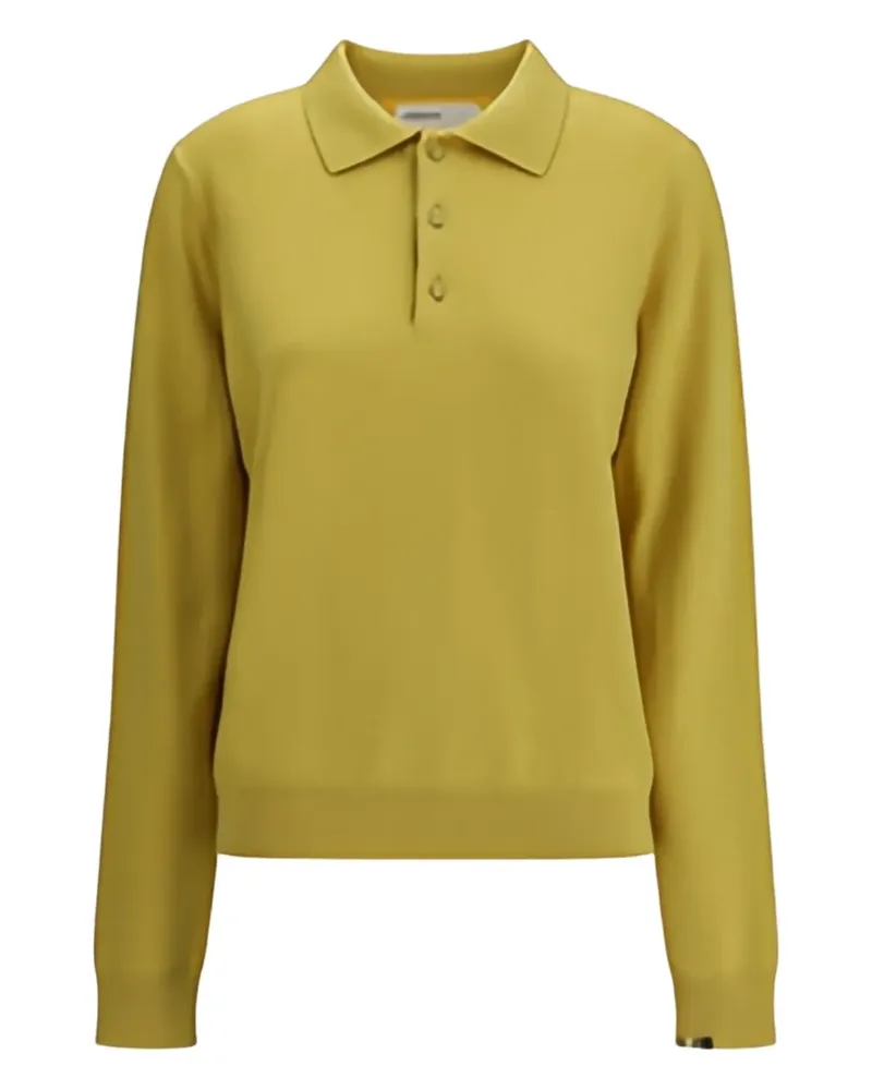 extreme cashmere N°223 Be For buttoned polo polo shirt - Gelb Gelb
