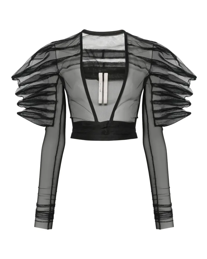 Rick Owens Rhino top - Schwarz Schwarz