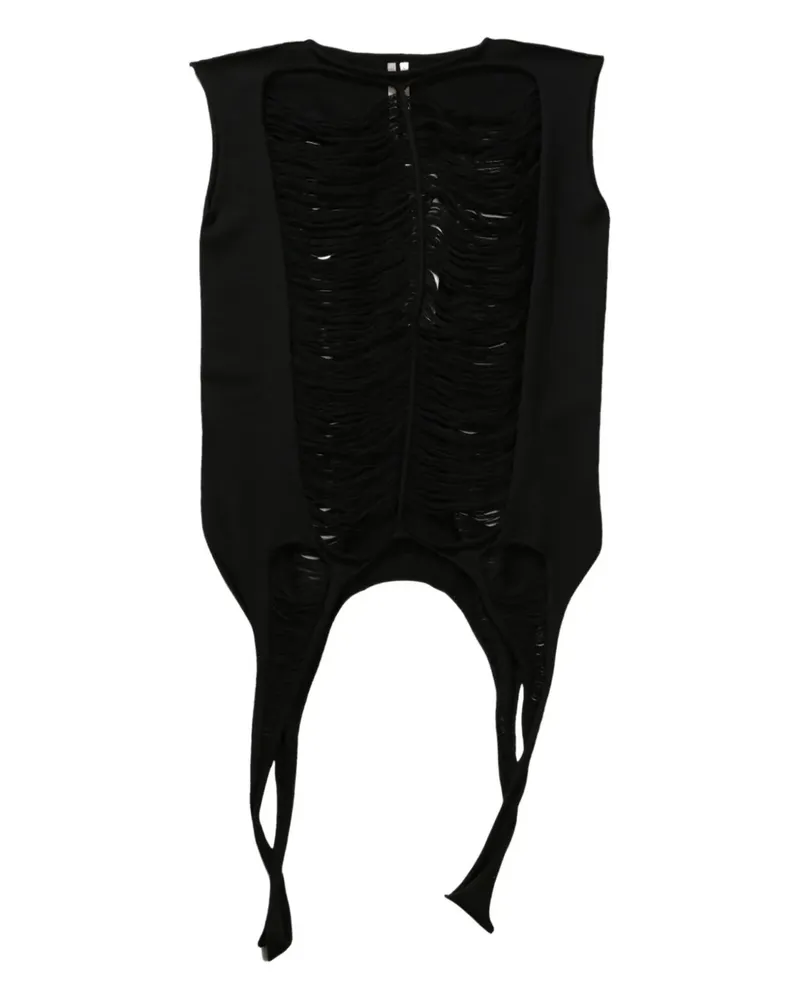 Rick Owens knitted top - Schwarz Schwarz
