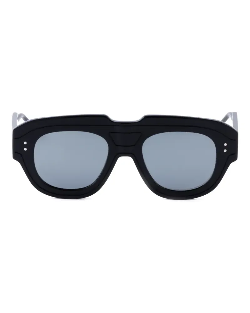 Thom Browne geometric-frame sunglasses - Schwarz Schwarz