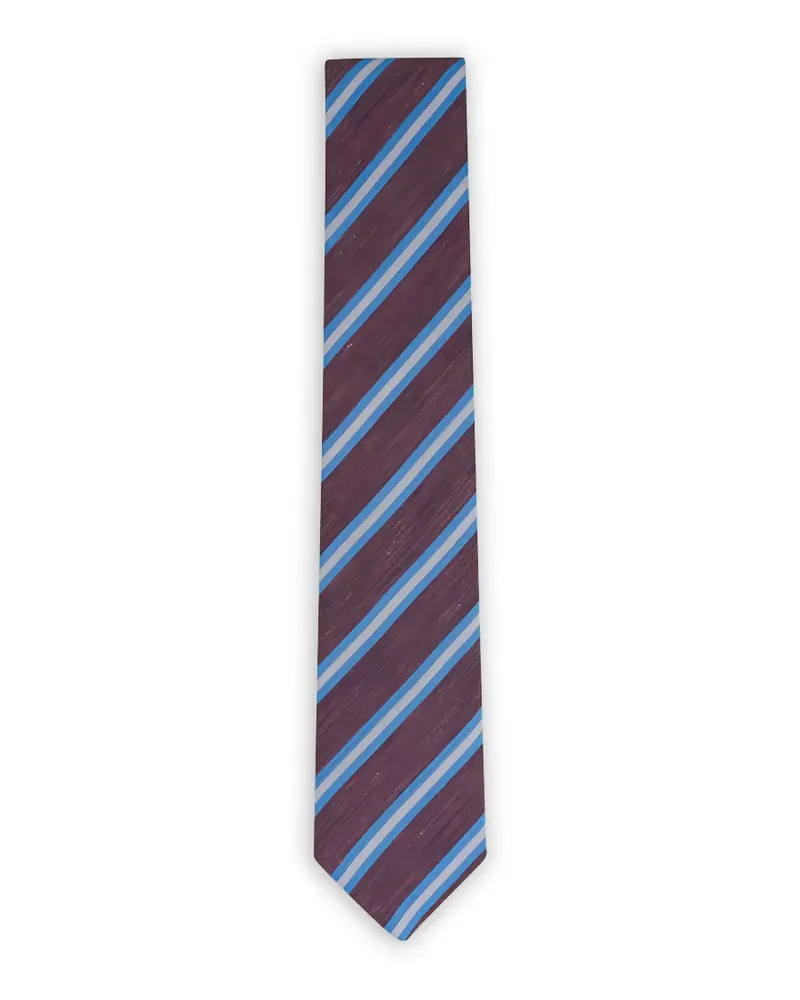 Canali striped tie - Rot Rot