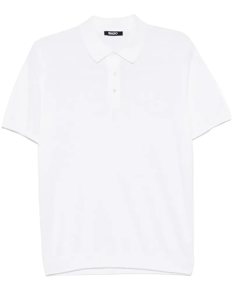 ERALDO Gestricktes Poloshirt - Weiß Weiß