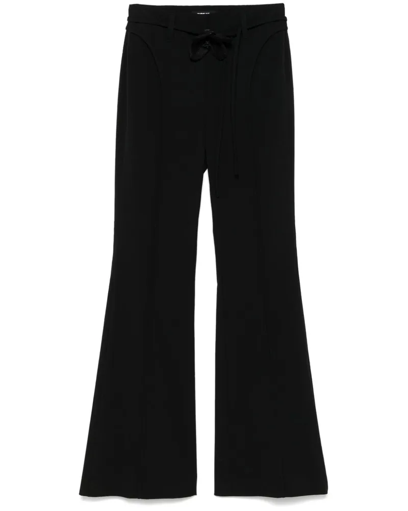 ROTATE Birger Christensen Hose mit hohem Bund - Schwarz Schwarz