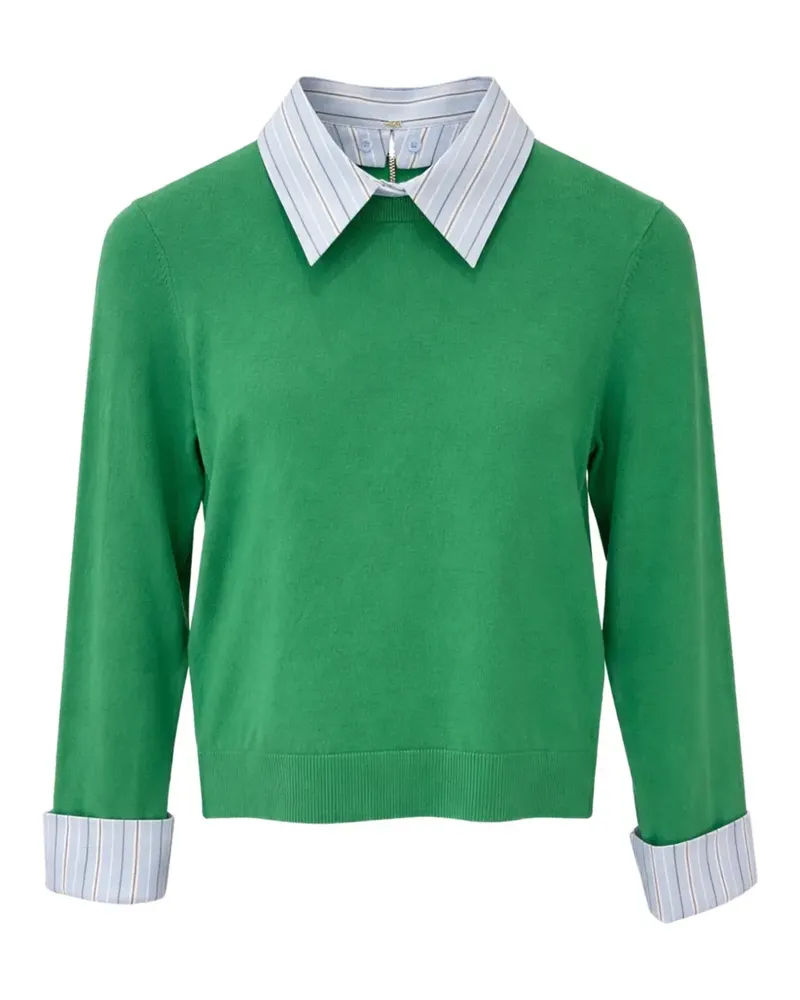 Alice + Olivia Porla collared sweater - Grün Grün