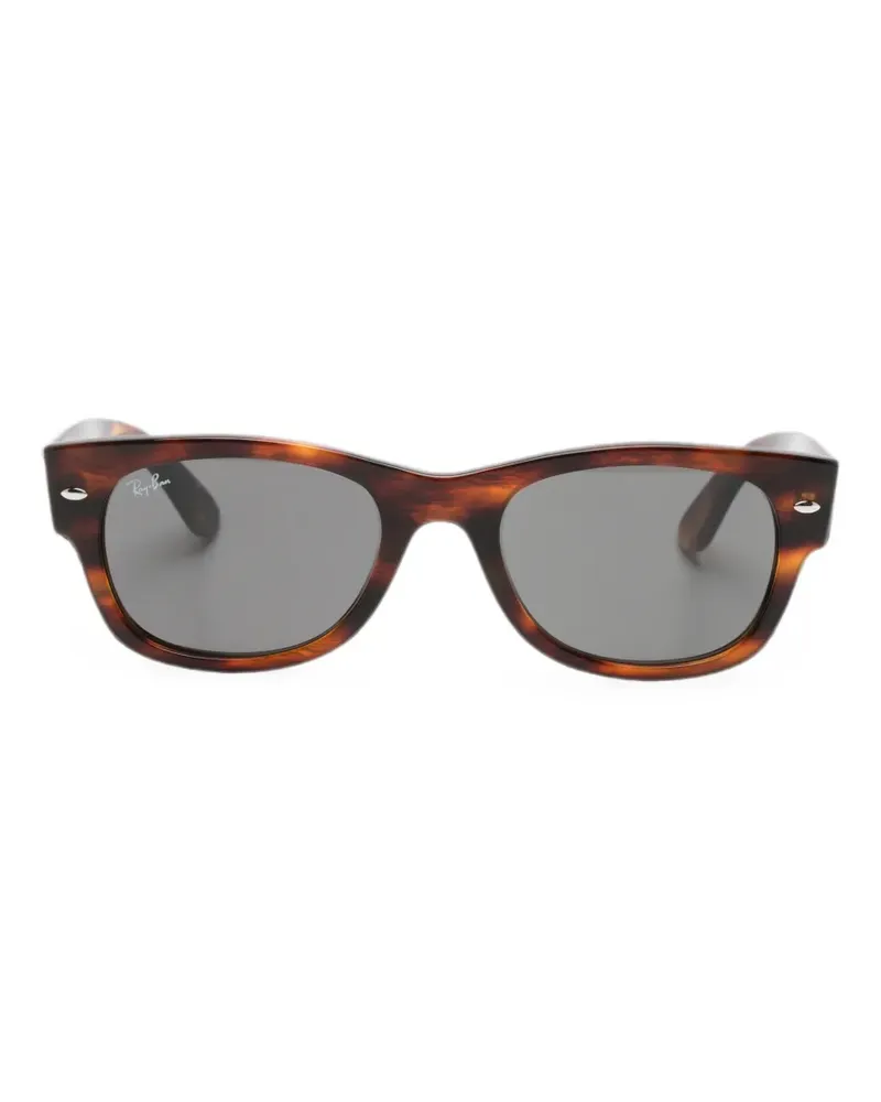 Ray Ban Mega Wayfarer II tortoiseshell-effect sunglasses - Braun Braun