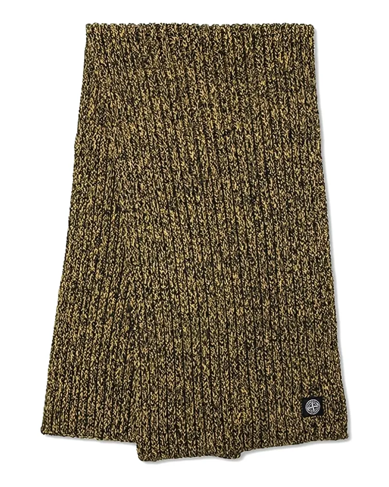 Stone Island Gerippter Strickschal - Gelb Gelb
