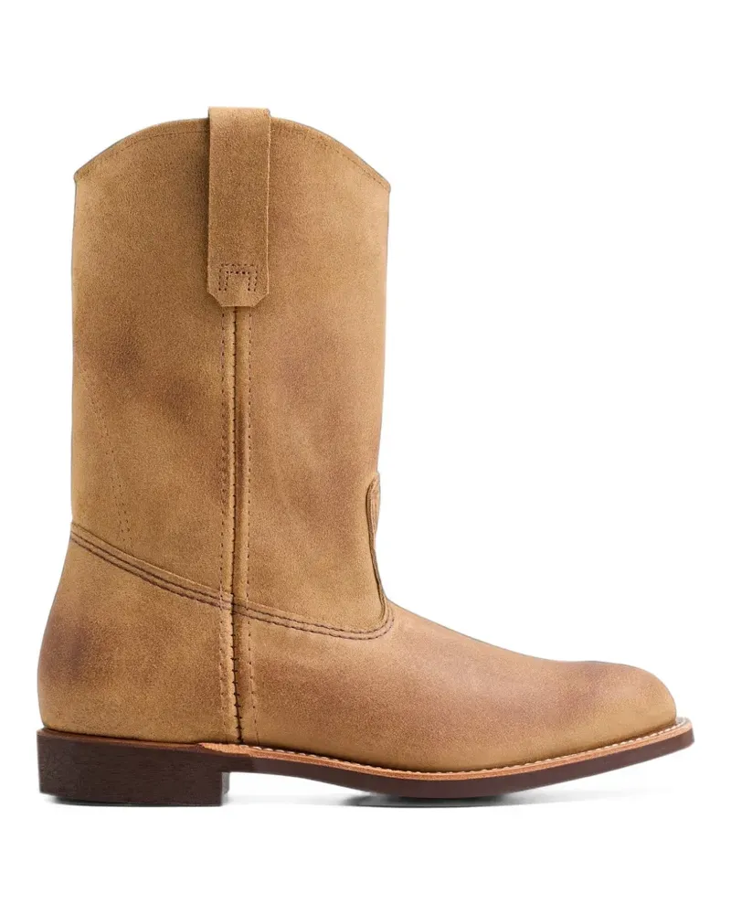 Red Wing Shoes Pecos leather boots - Nude Nude
