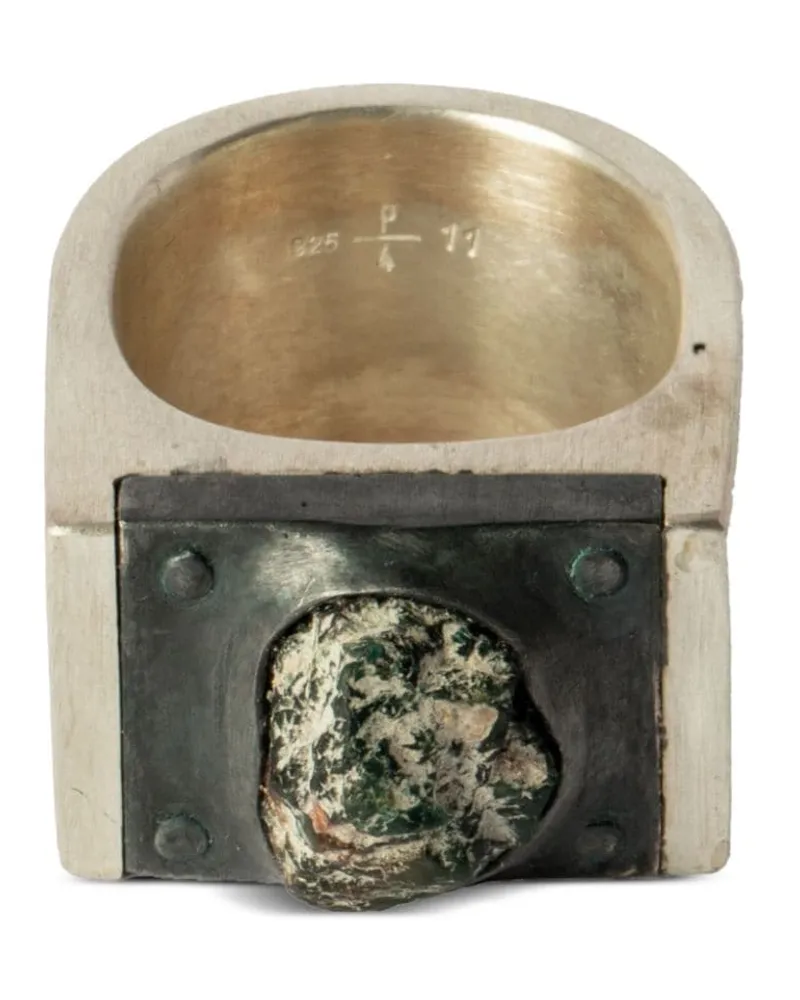 Parts Of Four Plate Ring mit Schmucksteinen - Silber Silber