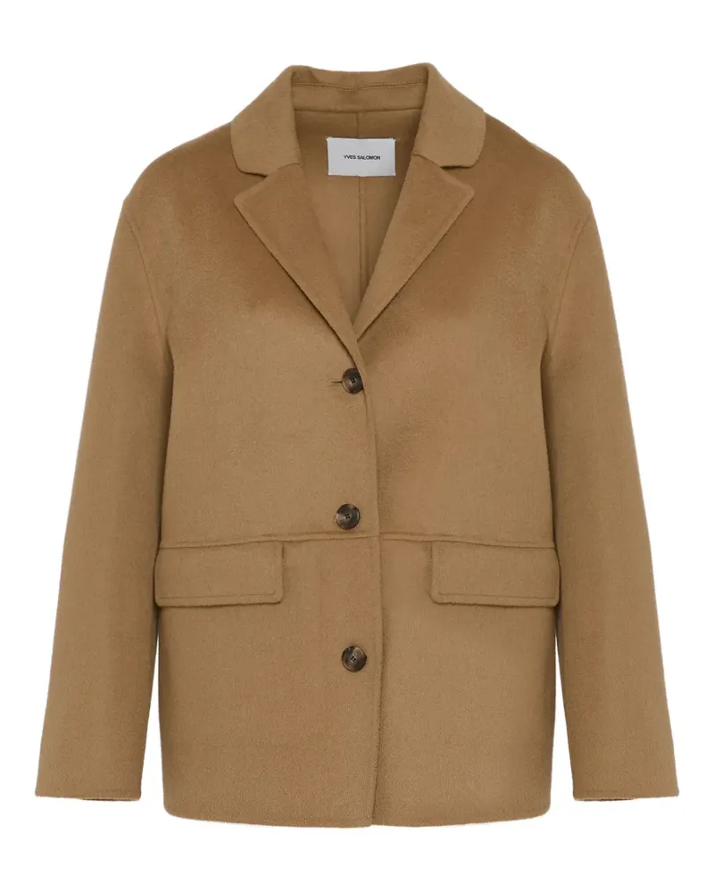 Yves Salomon Jacke mit Knöpfen - Braun Braun