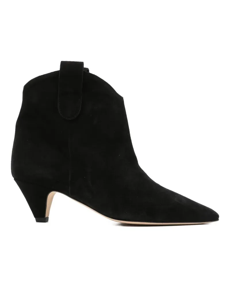 Anna F. pointed ankle boots - Schwarz Schwarz
