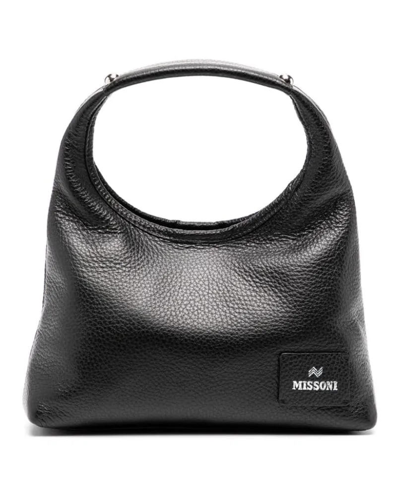Missoni Kleiner Vertical Hobo Tote Bag - Schwarz Schwarz