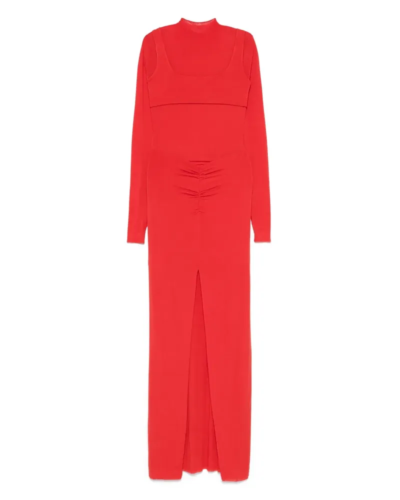 MANURÍ Camille Kleid - Rot Rot