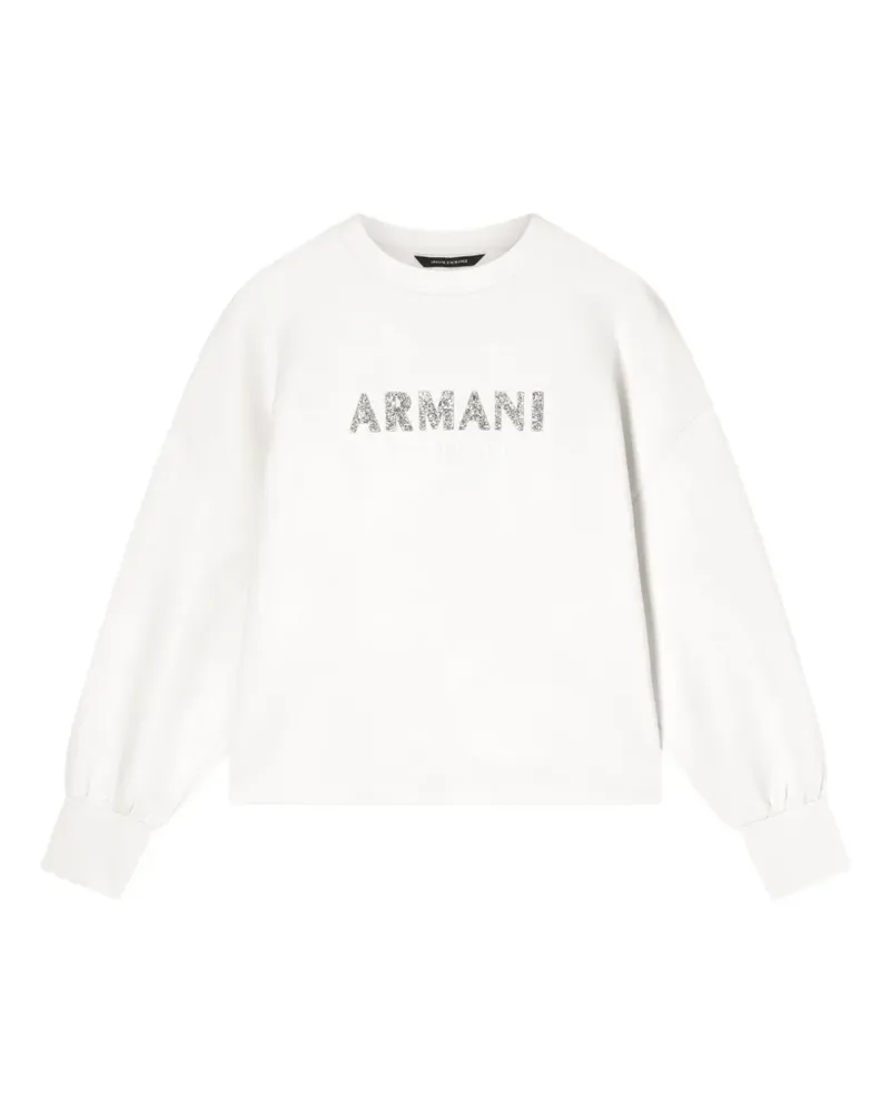 Emporio Armani Sweatshirt mit Rundhalsausschnitt - Weiß Weiß