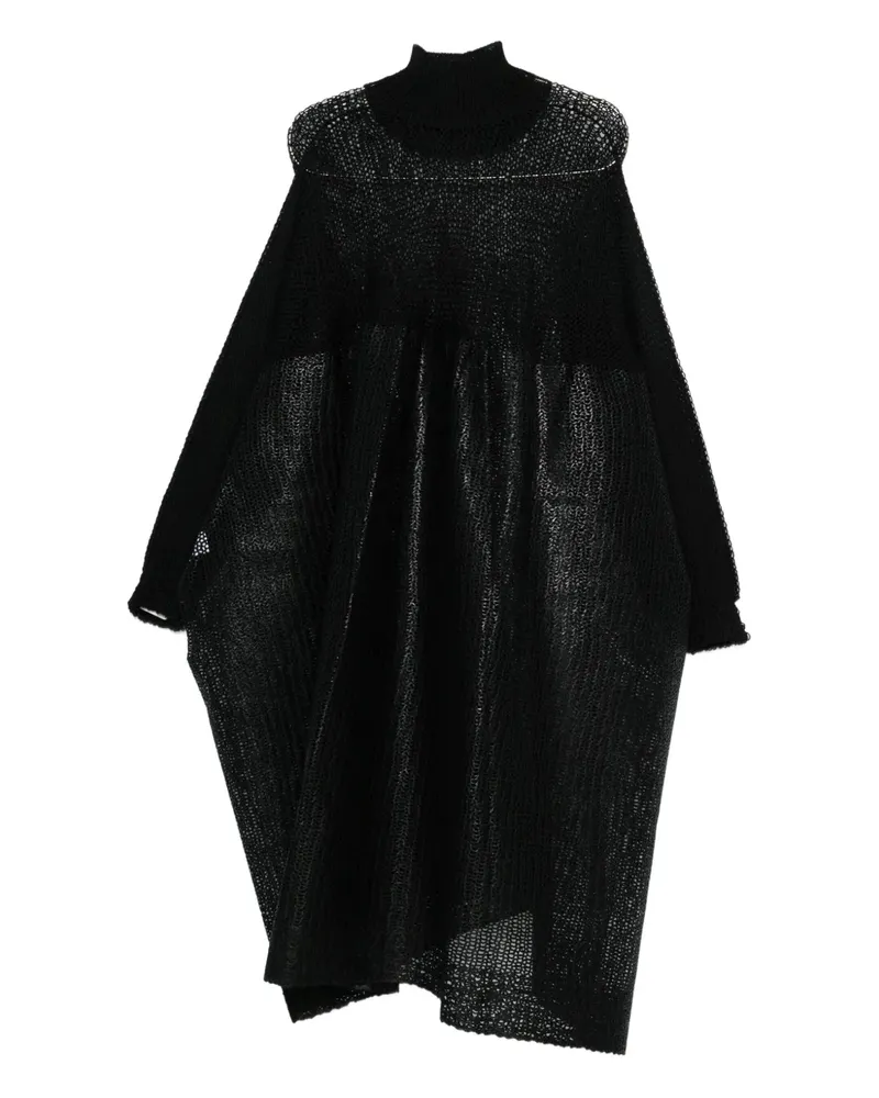 Issey Miyake Panini Minikleid - Schwarz Schwarz