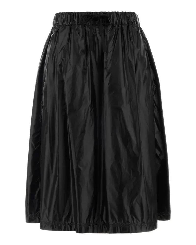 Herno elastic-waistband midi skirt - Schwarz Schwarz