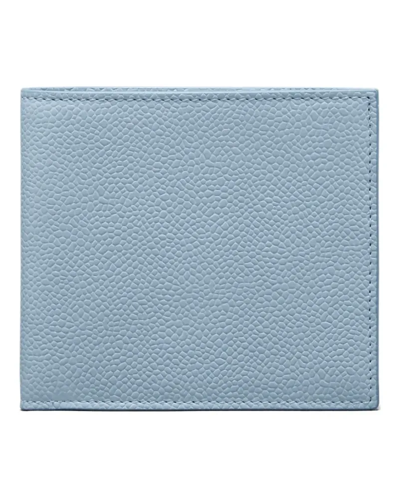 Thom Browne Portemonnaie aus gekörntem Leder - Blau Blau