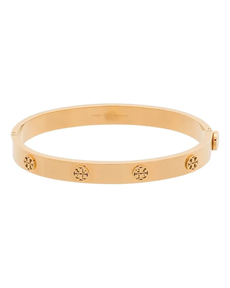 Tory Burch Starres Armband mit Logo-Detail - Gelb Gelb