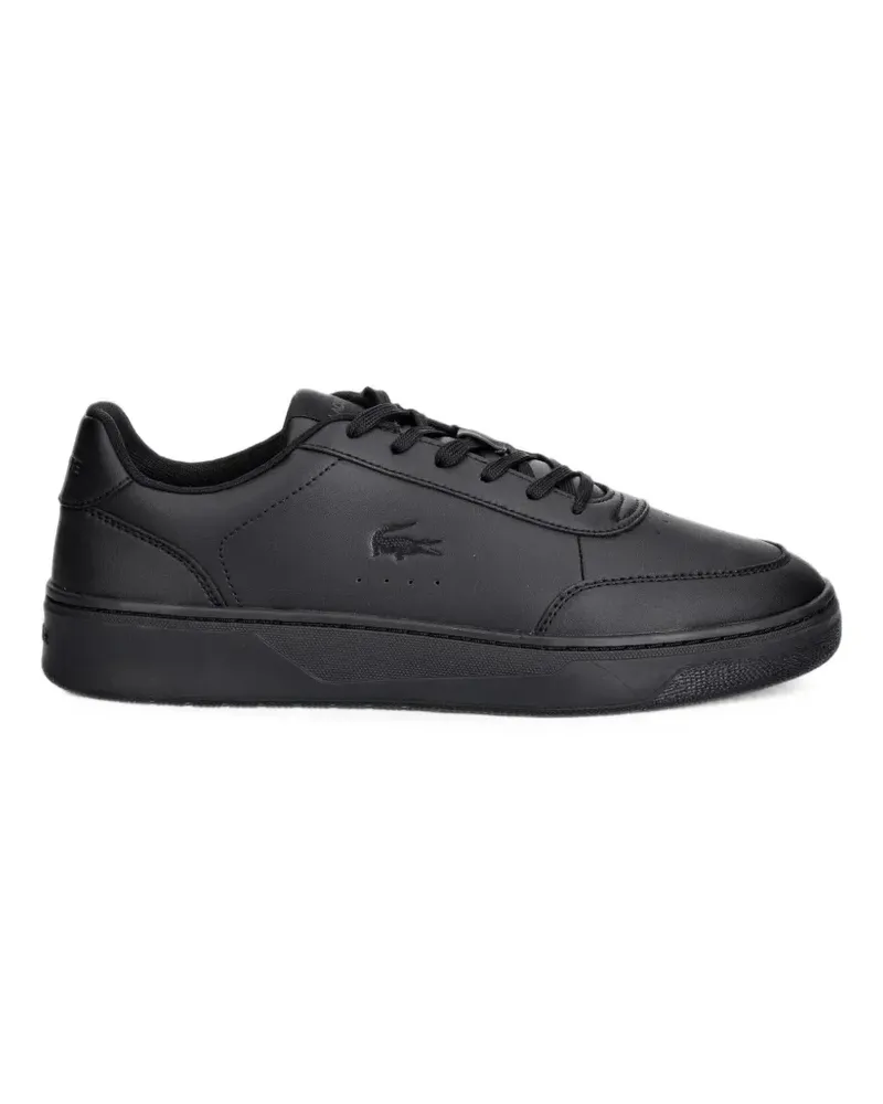 Lacoste Court Pro logo-plaque sneakers - Schwarz Schwarz