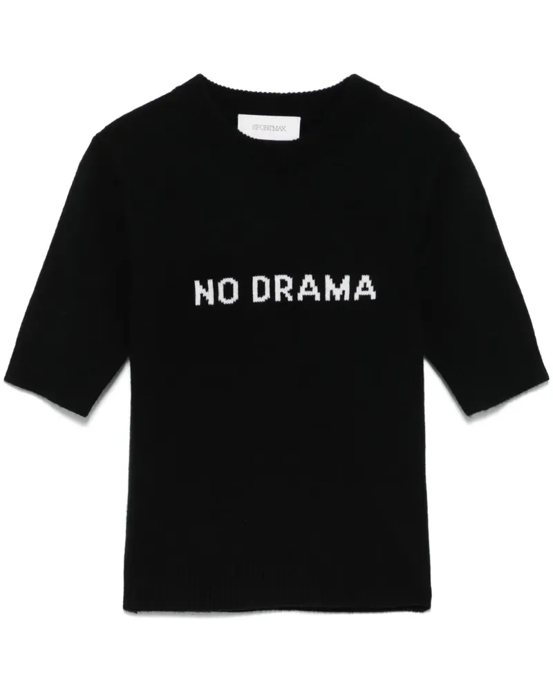 SPORTMAX Unisono T-Shirt - Schwarz Schwarz