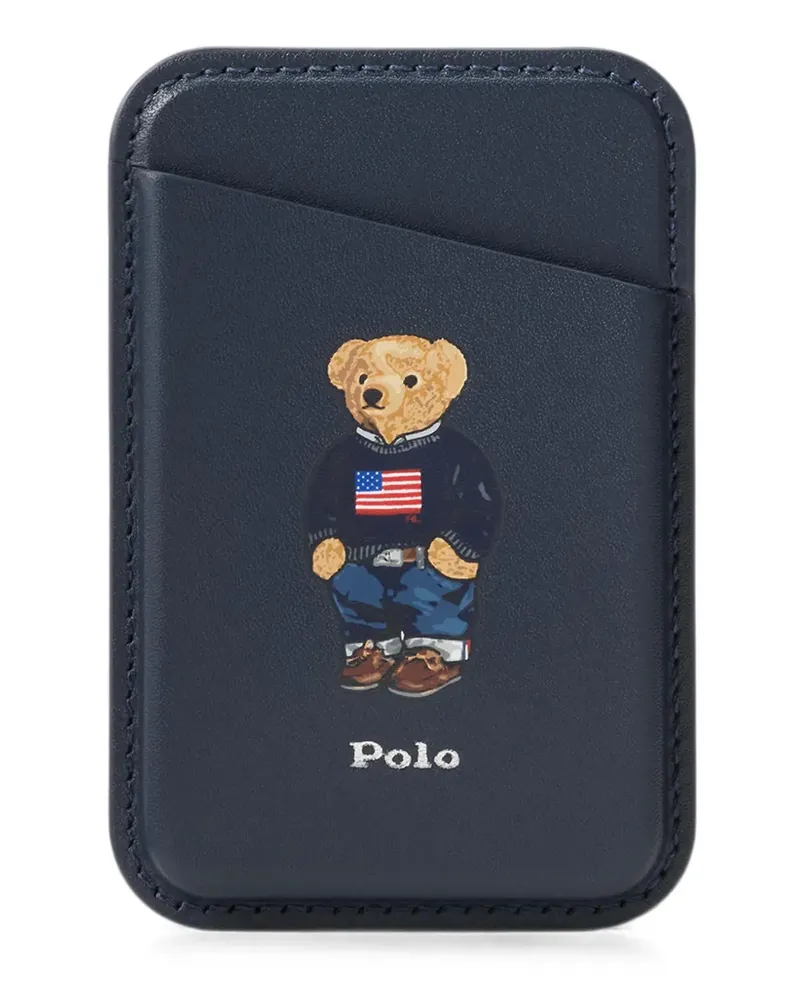Ralph Lauren Kartenetui mit Polo Bear - Blau Blau