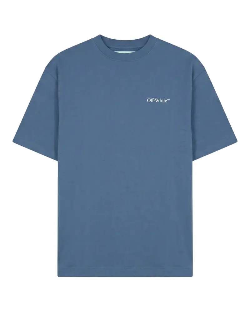 OFF-WHITE T-Shirt mit Arrows-Print - Blau Blau
