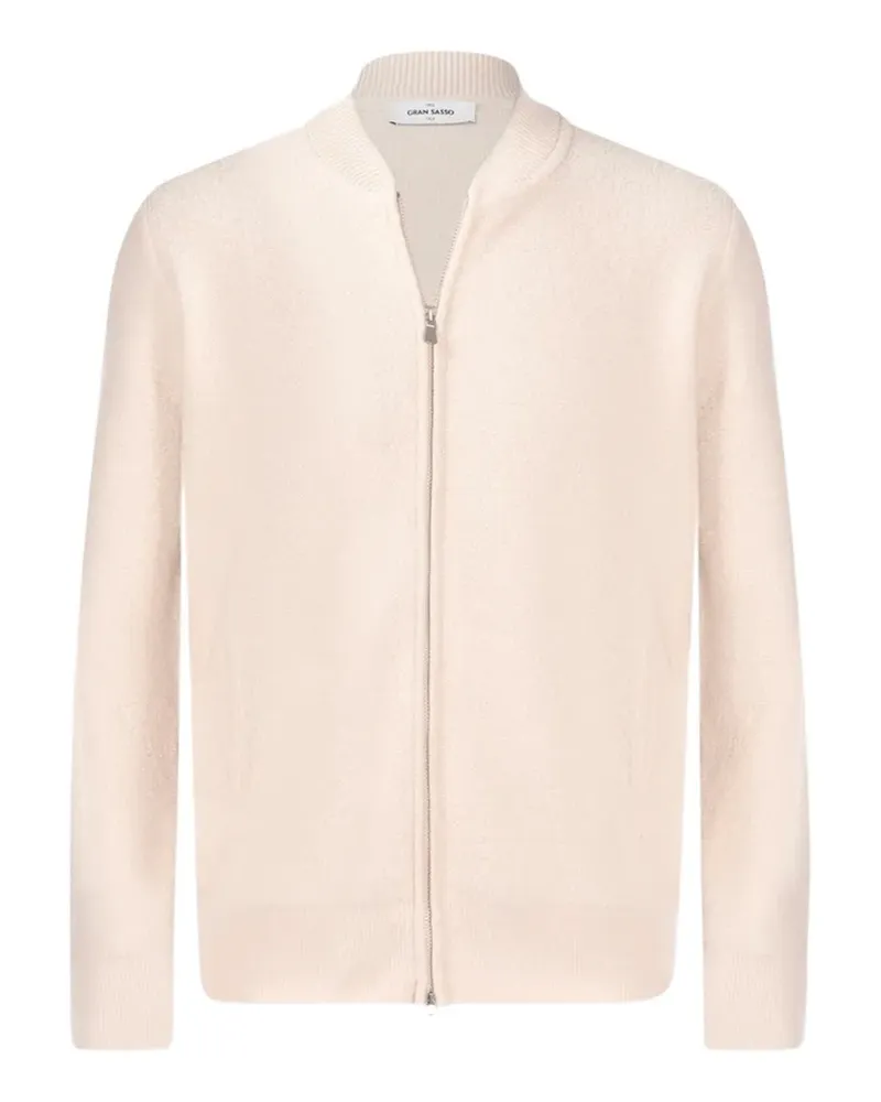 La Fileria zip-fastening cardigan - Nude Nude