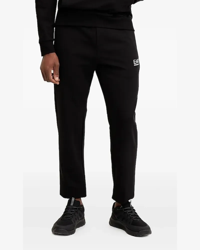 EA7 Jogginghose mit EA7-Logo - Schwarz Schwarz