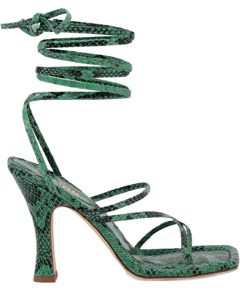 Paris Texas 110mm strappy square-toe sandals - Grün Grün