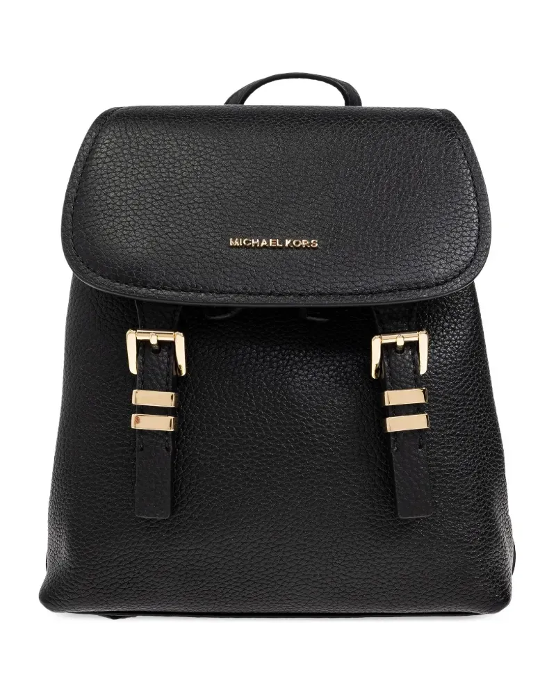 Michael Kors Rucksack aus strukturiertem Leder - Schwarz Schwarz