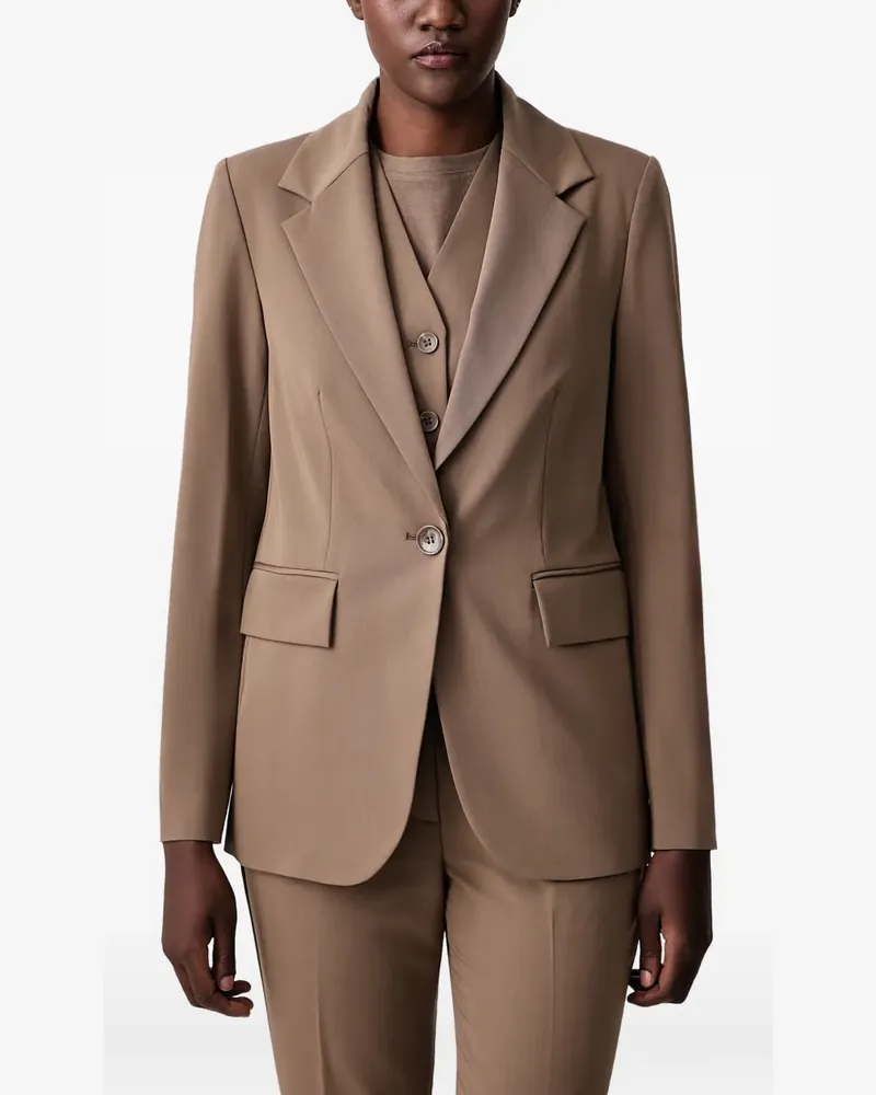 Sisley notched-lapels single-breasted blazer - Braun Braun