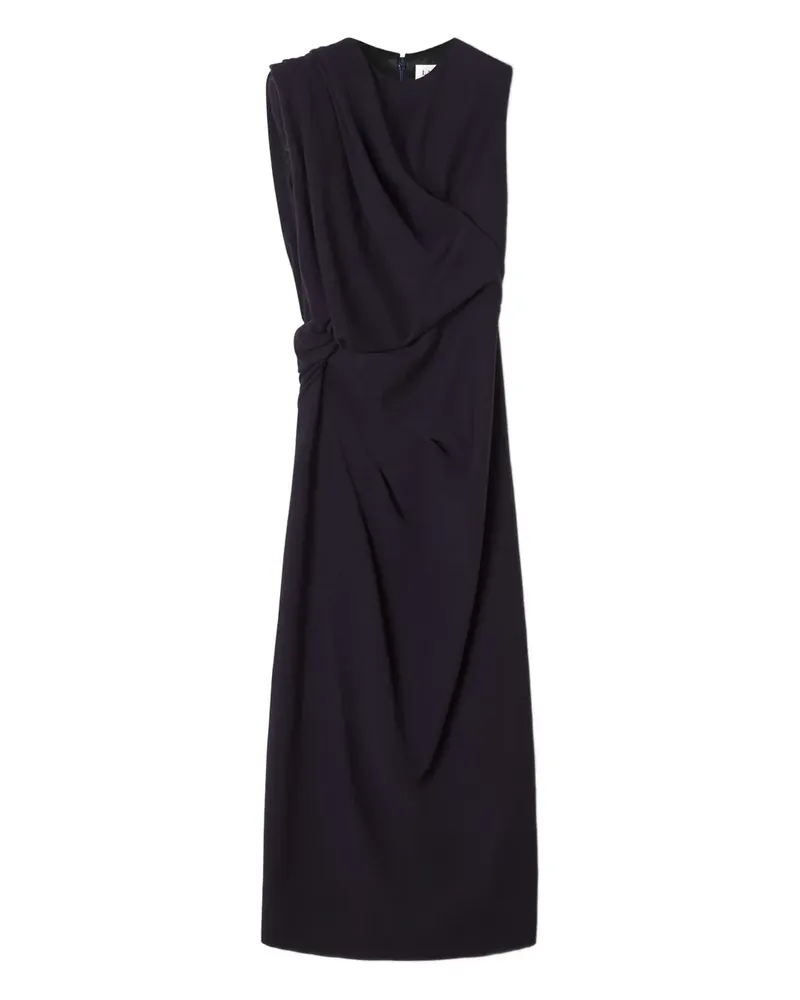 Lanvin Drapiertes Midikleid - Violett Violett