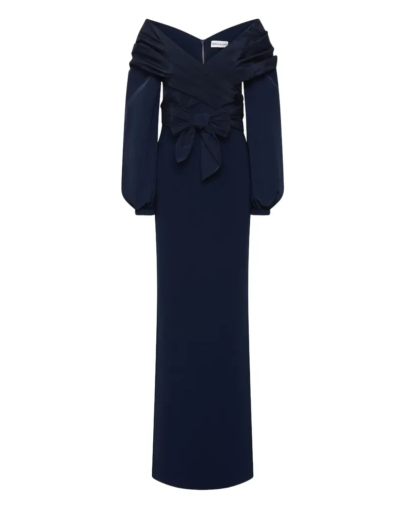 Rebecca Vallance Schulterfreies Abendkleid - Blau Blau
