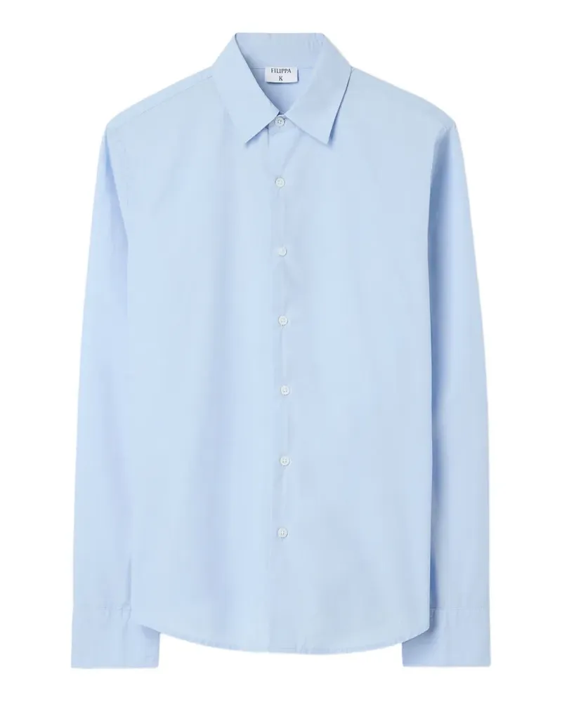 Filippa K cotton long-sleeve shirt - Blau Blau