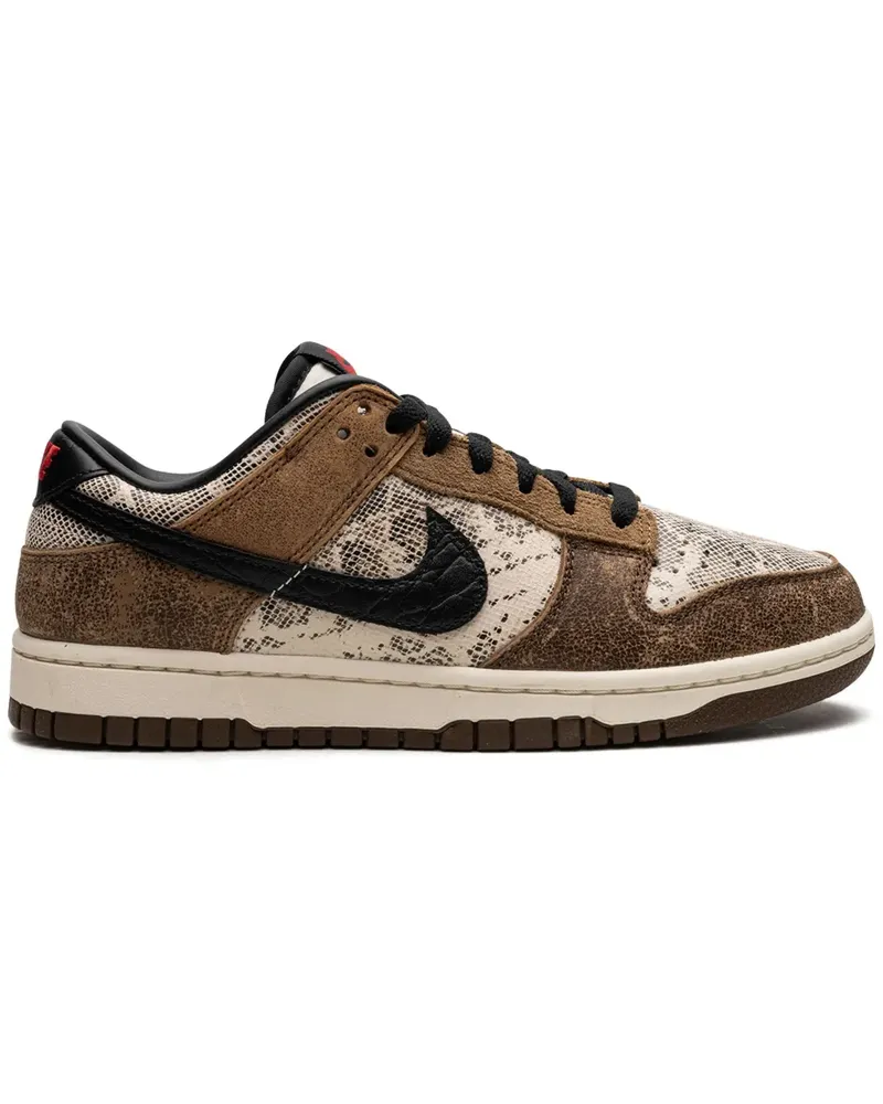 Nike Dunk Low Premium CO.JP Brown Snakeskin Sneakers - Braun Braun