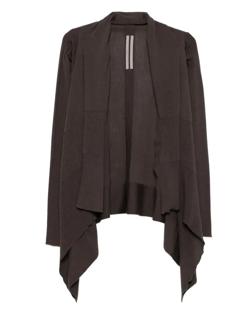 Rick Owens Asymmetrischer Cardigan - Braun Braun