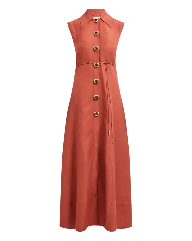 Aje. Sacha dress - Orange Orange
