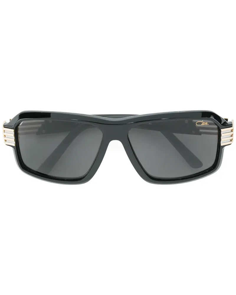 CAZAL Sonnenbrille mit quadratischem Gestell - Schwarz Schwarz